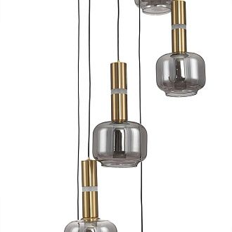 Подвесной светильник *45*30-200 см, 9*G9*15W, Citilux Lass CL249031, Золото\Черный