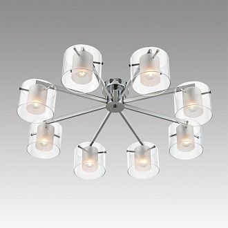Люстра потолочная *85*-25 см, 8*E14*40W, Lumion VERDI 8261/8C, хром, прозрачный