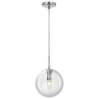 Светильник подвесной 20*130 см, 1*E14, Матовый хром Citilux Томми CL102621