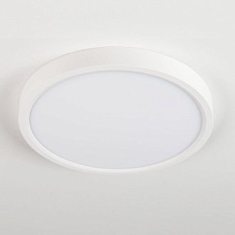 Светильник 23 см, 18W, 3000К, 2200 Lm, 7 м2 Citilux Бейсик CL738180V белый