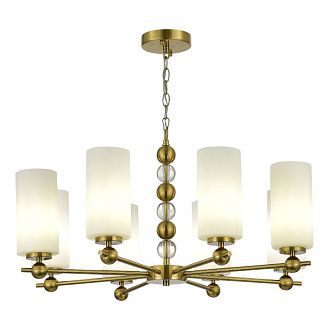 Подвесная люстра *75*99 см, 8*E27, 320W, ST-Luce Aurora SL2003.303.08, латунный