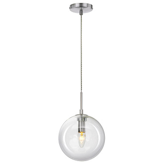 Светильник подвесной 20*130 см, 1*E14, Матовый хром Citilux Томми CL102621
