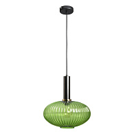 Подвесной светильник 30 см LOFT IT Iris 2072-C+BL черный, латунь