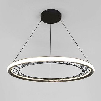 Подвесной светильник 81*81*40-120 см, LED*59W, 4000K, Eurosvet Parafe 40025/1 LED, серый, a069306