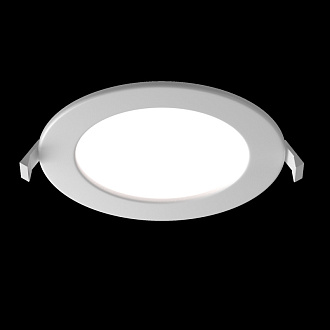 Встраиваемый светильник 22*3,2 см, LED*18W Stockton DL017-6-L18W3-4-6K Maytoni Downlight, Белый, вр 20,5 см