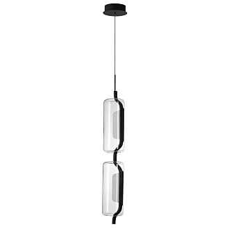 Светодиодный светильник 12 см, 20W, 3000K, Odeon Light Kavia 5003/20L, черный