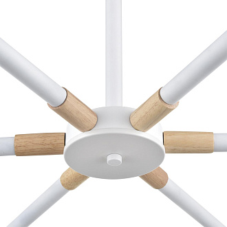 Люстра потолочная 80*51 см, 6*E27 Lumion ROSALINA 8097/6C белый