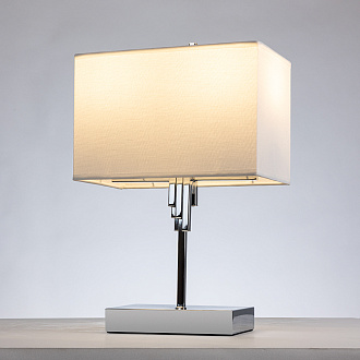 Настольная лампа 38 см, Arte Lamp JULIETTA A5037LT-2CC, хром