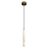 Подвесной светильник 5 см, 14W, 3000K, LOFT IT Montblanc 10503P/400, латунь-алебастр