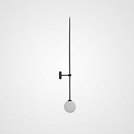Бра LINES Ball 72 Black 12*12*72 см, 1*G4*30W, ImperiumLoft LINES-12, Чёрный