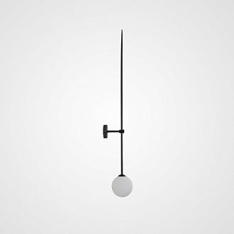 Бра LINES Ball 72 Black 12*12*72 см, 1*G4*30W, ImperiumLoft LINES-12, Чёрный
