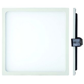 Светильник встраиваемый 14,5*14,5*2,5-2,5 см, вр 13 см, *LED*12W, 4000K, Mantra Saona MANC0191, матовый белый