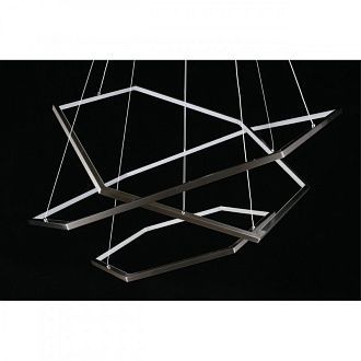 Каскадная люстра 100*50-180 см 136W, 4000K, Aployt Polunia APL.021.13.136, хром