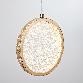 Подвесной светильник 20*2,5*100 см, LED 10W, 4000K, Золото LED4U L7108-200 GD