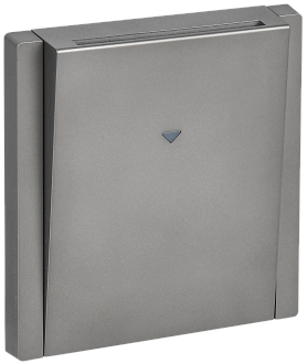 Выключатель карточный 30А FP543 сталь IEK FORTE&PIANO, FP-V11-0-10-1-K46