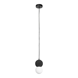 Светильник *10 см, 1*E27*40W, Loft It 10109 Dark grey Quill, Черный