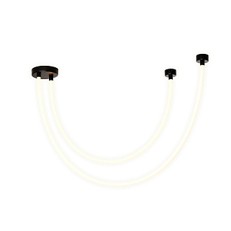 Светильник 132 см, 38W, 3000K, Favourite Pipeline 4217-2U, черный