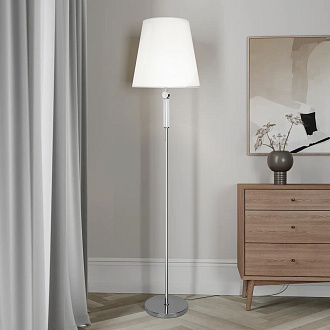 Торшер 37*37*168 см, 1*E27, W,  Eurosvet Conso 01146/1, хром