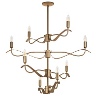 Люстра потолочная 85*167 см, 8*E14*48W, Золото Lightstar Ragno 733283