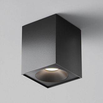 Светильник 9*9 см, GU10 50W, Maytoni Sirius C030CL-01B, черный