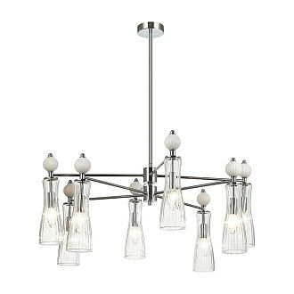 Люстра *80*88-88 см, 8*E14*40W, Lumion Emily LUM8268/8, хром; белый