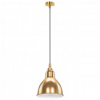 Подвесной светильник Lightstar Loft 765018, золото, диаметр 14.5см