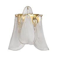 Бра 10*23*21-21 см, 1*E14*40W, Lumion Plume 8385/1W, золотой