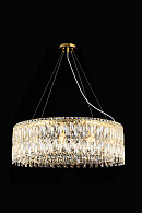 Люстра 800*250, 12*E14, 40W NewRgy Cristallo F53-ф800*H250 H GOLD, H GOLD