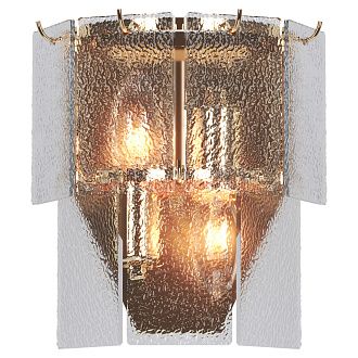 Бра Lussole LSP-8711, 21*24 см, блестящее золото