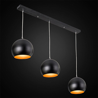 Подвесной светильник Citilux Оми CL945135, черный-хром