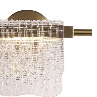 Бра 13*27*18,5 см, 1*LED*6W, 3000K, ST-Luce Voile SL6021.201.06, золотой