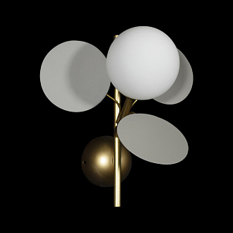 Светильник 23 см, 10008/1W Grey, золото