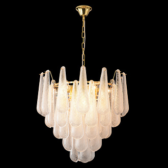 Каскадная люстра 56*155 см, 10*E14, 400W, Crystal Lux FONTAIN SP10 GOLD золотой