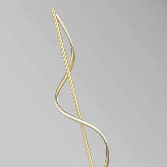 Торшер 22*115 см, 1*LED, 25W, 4000K, F-Promo Locket 4181-1F, золотой матовый