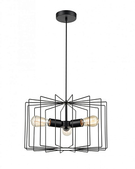 Подвесной светильник  44*145 см, 3*E27 черный Vele Luce Mascot VL5332P03