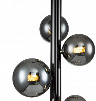 Подвесной светильник 200*200*460/1660 мм, 5*G9 чёрный Indigo Canto V000238, 11026/5P Black