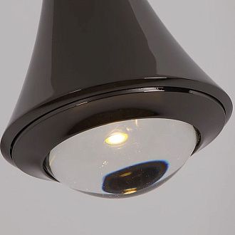 Подвесной светильник CAI B Pearl Black 8,3*8,3*23 см, 1*LED*8W, 3000K, ImperiumLoft cai-b01, Чёрный