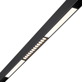 Трековый светильник 25 см для низковольного шинопровода Novotech Flum 358414, 12W LED, 4000K, черный
