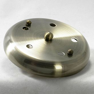 Потолочная люстра Lussole GRLSP-0189, диаметр 56 см, бронза-белый