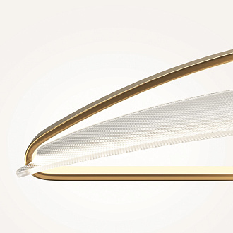 Подвесной светильник 103*25*325 см, LED, 34W, 3000К, Maytoni Breeze MOD281PL-L34BS3K латунный