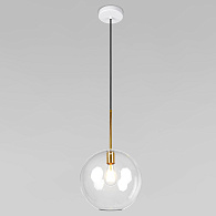 Подвесной светильник 30 см, Loft IT Bolle 2034-P1, белый-золото