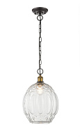 Подвесной светильник  28*165 см, 1*E27 коричневый, бронза Vele Luce Helen VL4266P31