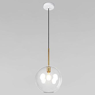 Подвесной светильник 30 см, Loft IT Bolle 2034-P1, белый-золото