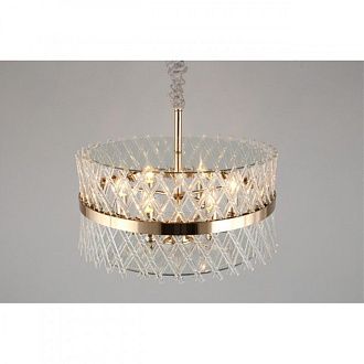 Подвесная люстра 55*70-150 см, 6*E14, 40W, Aployt Toinet APL.734.06.06, никель