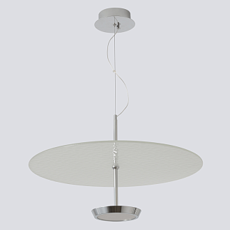 Подвесной светильник 60 см, 18W, 3000-6000K, Crystal Lux NICOLE SP18W LED, хром
