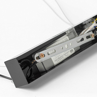 Линейно-подвесной светильник 100*18*150 см, 2*LED*20W 4000K черный Lussole Bradford LSP-7163