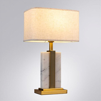 Настольная лампа 20*35*57 см, 1 E27*60W,  К, Arte Lamp Varum A5055LT-1PB, Полированная Медь