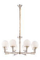 Люстра Ø820 x H380(1000), мм, 40W, NICKEL (Никель) NewRgy 8683/8NK NICKEL