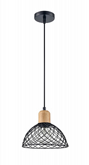 Подвесной светильник  20*170 см, 1*E27 черный, бежевый Vele Luce Folk VL6502P01