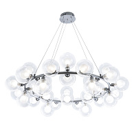 Подвесной светильник 95*80/110 см, 32*G9 MODESTYLE MS.6030.32 SL серебро